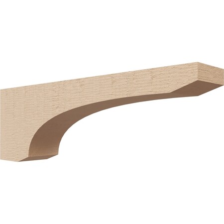 Ekena Millwork 3"W x 18"D x 6"H Thin Legacy Rough Cedar Woodgrain TimberThane Corbel, Primed Tan CORUR03X18X06LGYRCPR